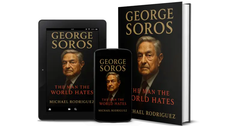 Book cover of George Soros: The Man the World Hates by Michael Rodriguez